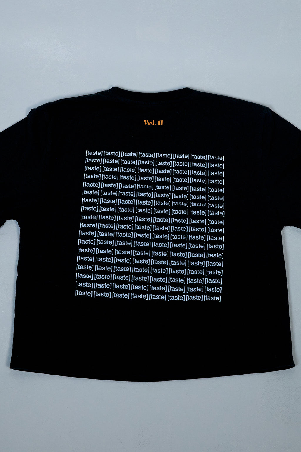 [taste] Cropped Tee - Black