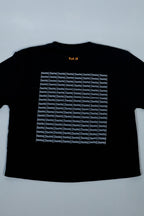 [taste] Cropped Tee - Black